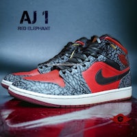 nike air jordan 1 red elephant